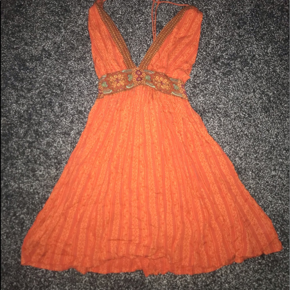 Boho halter dress